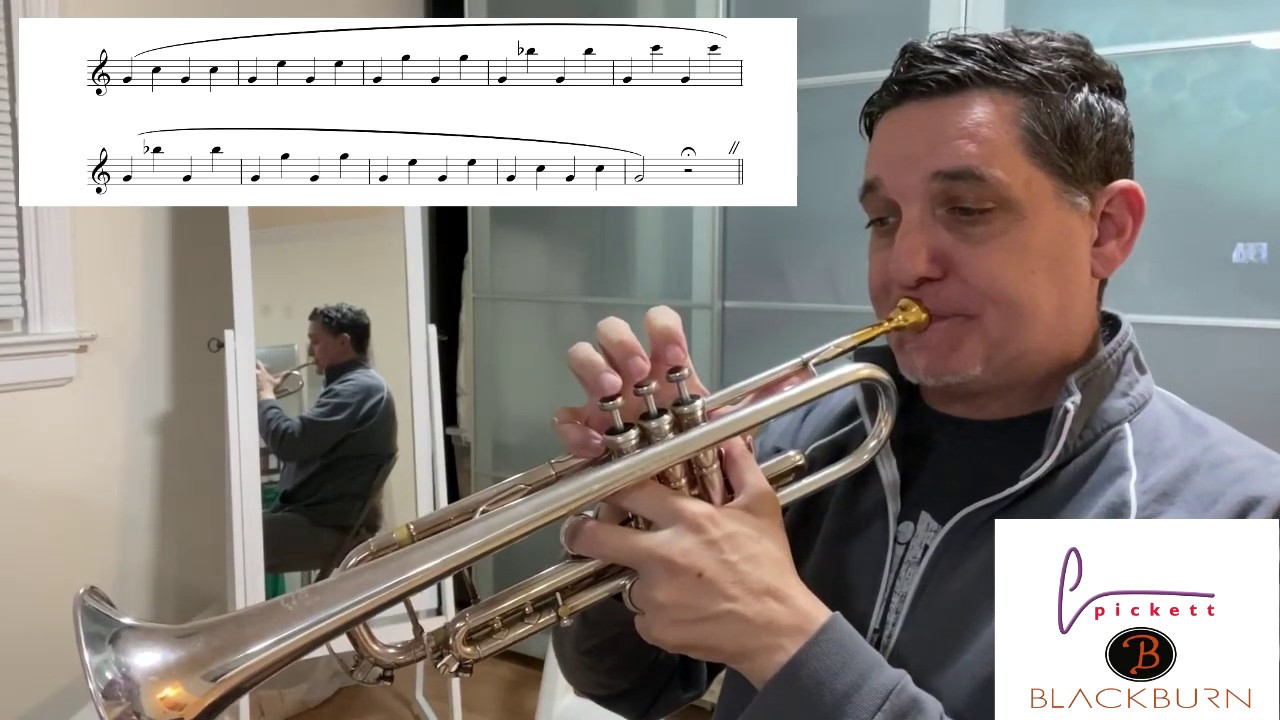 Rex Richardson with Pickett Brass Mouthpieces - TRUMPET Flexibility Tutorial!