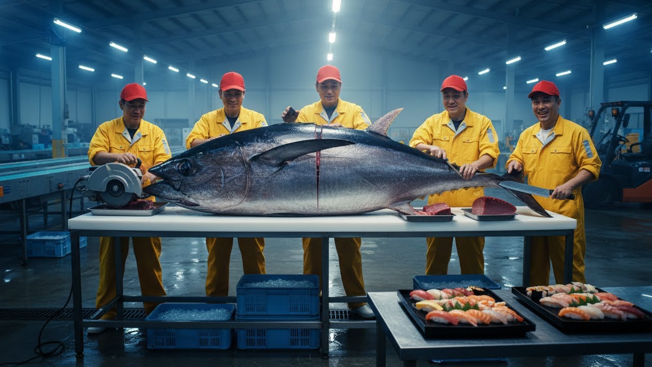 Inside the Bluefin Tuna Factory - How $10,000 Luxury Sushi Is Really Made