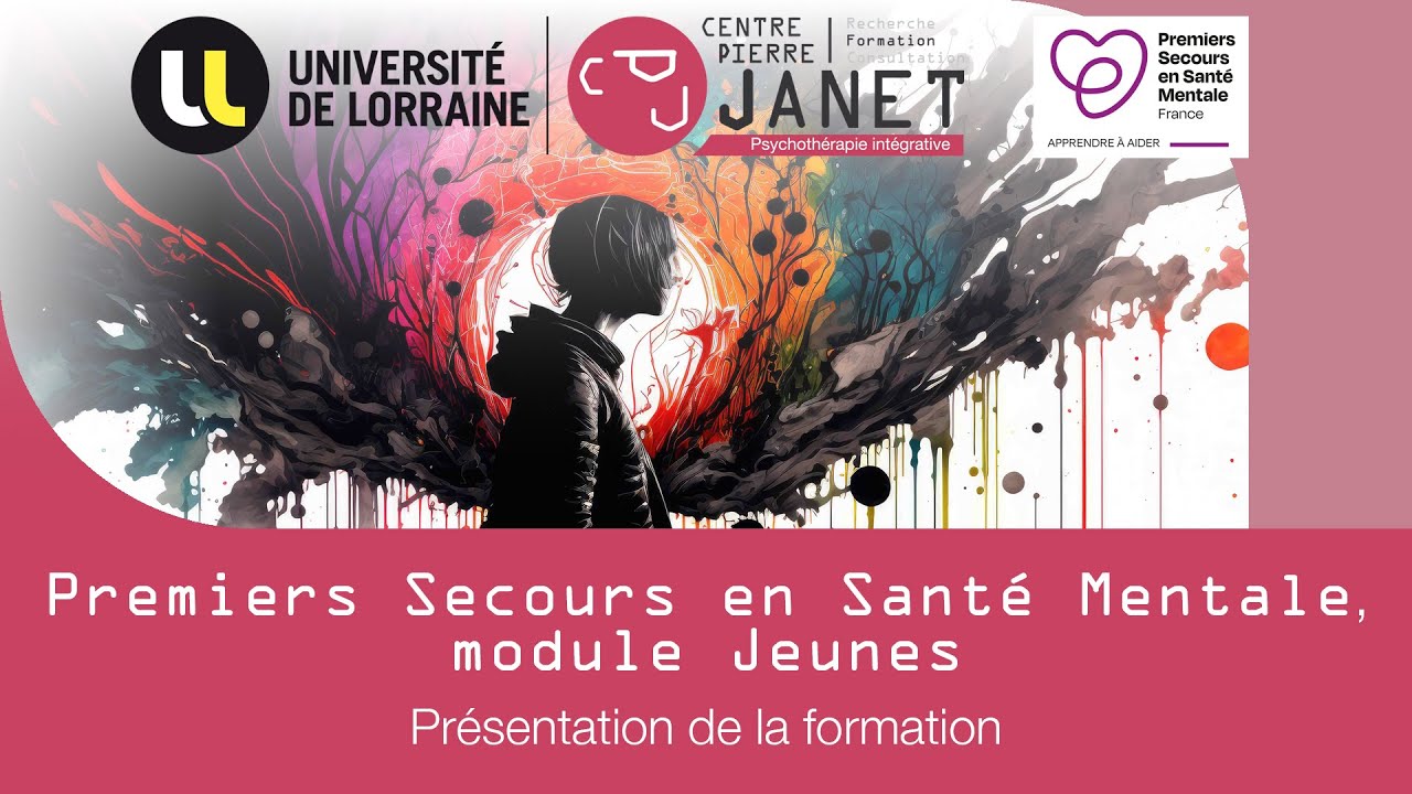 Premiers Secours en Santé Mentale, module Jeunes : présentation de la formation par Johanna Gey