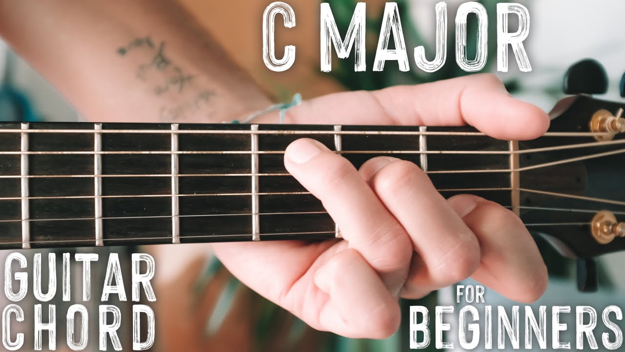 Jak grać akord gitarowy C-dur // Seria akord&oacute;w gitarowych dla początkujących nr 5 #Kr&oacute;tkie