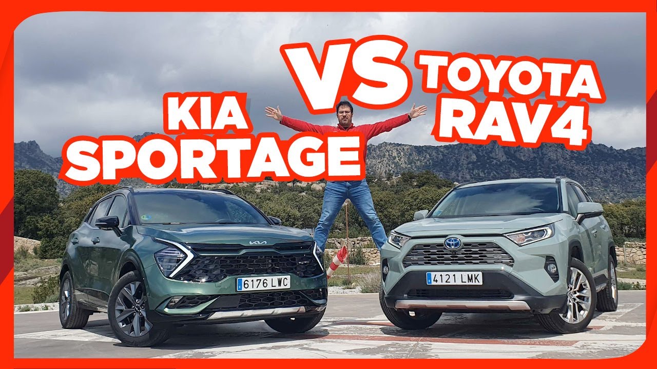 KIA SPORTAGE 2022 vs TOYOTA RAV4 | COMPARATIVA | ¿CUÁL es MEJOR HÍBRIDO y cuál CONSUME MENOS?