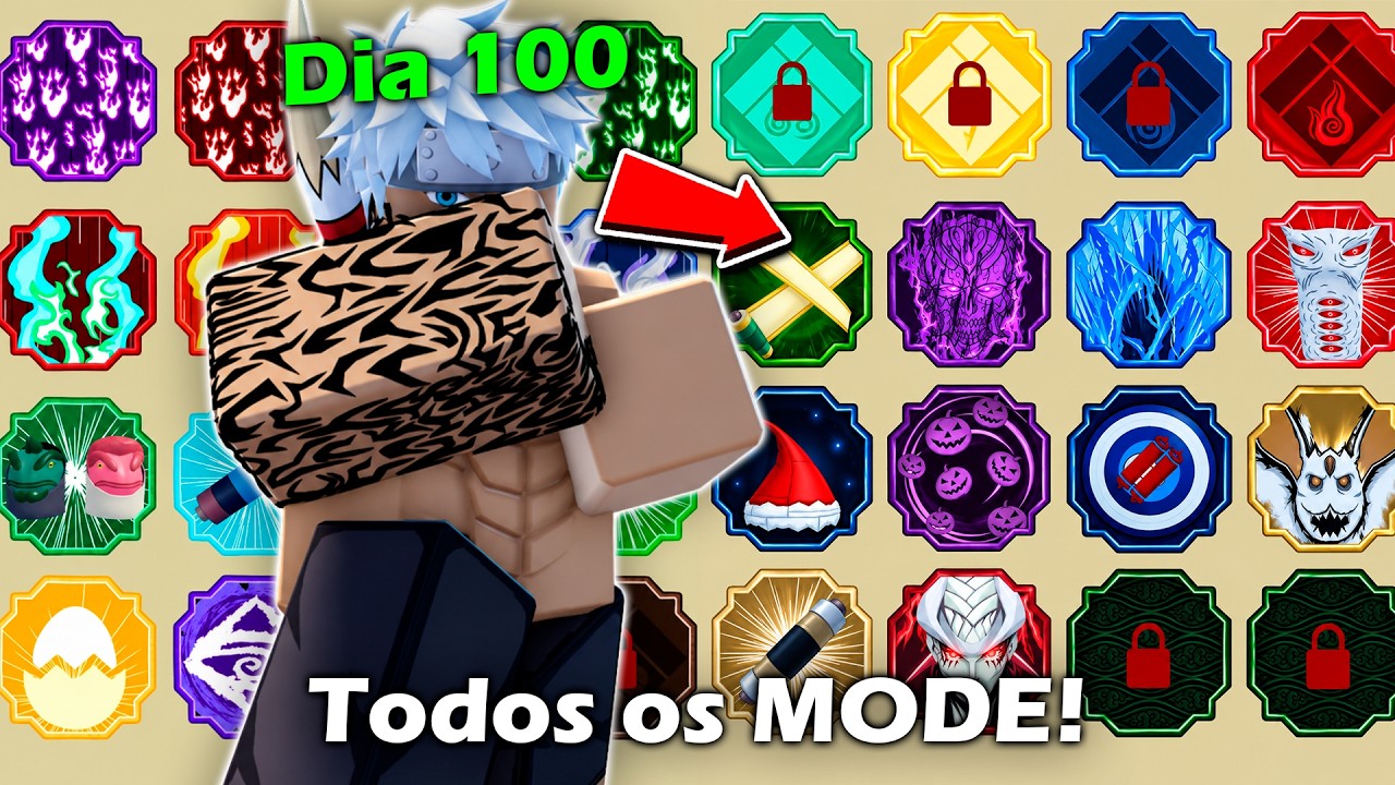 Foi DIAS pra desbloquear TODOS os MODE ULTIMATE no Shindo Life! (showcase dos MODE)