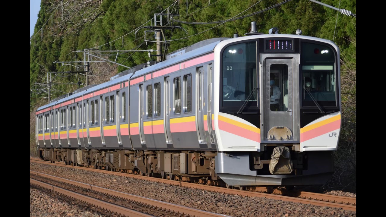 E129系車内自動放送 信越線快速直江津行き(長岡～直江津)