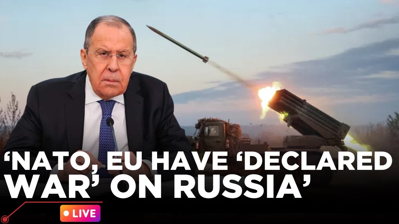 Sergey Lavrov Speech LIVE | Russia accuses NATO, EU of waging 'real war' on it | Putin News LIVE