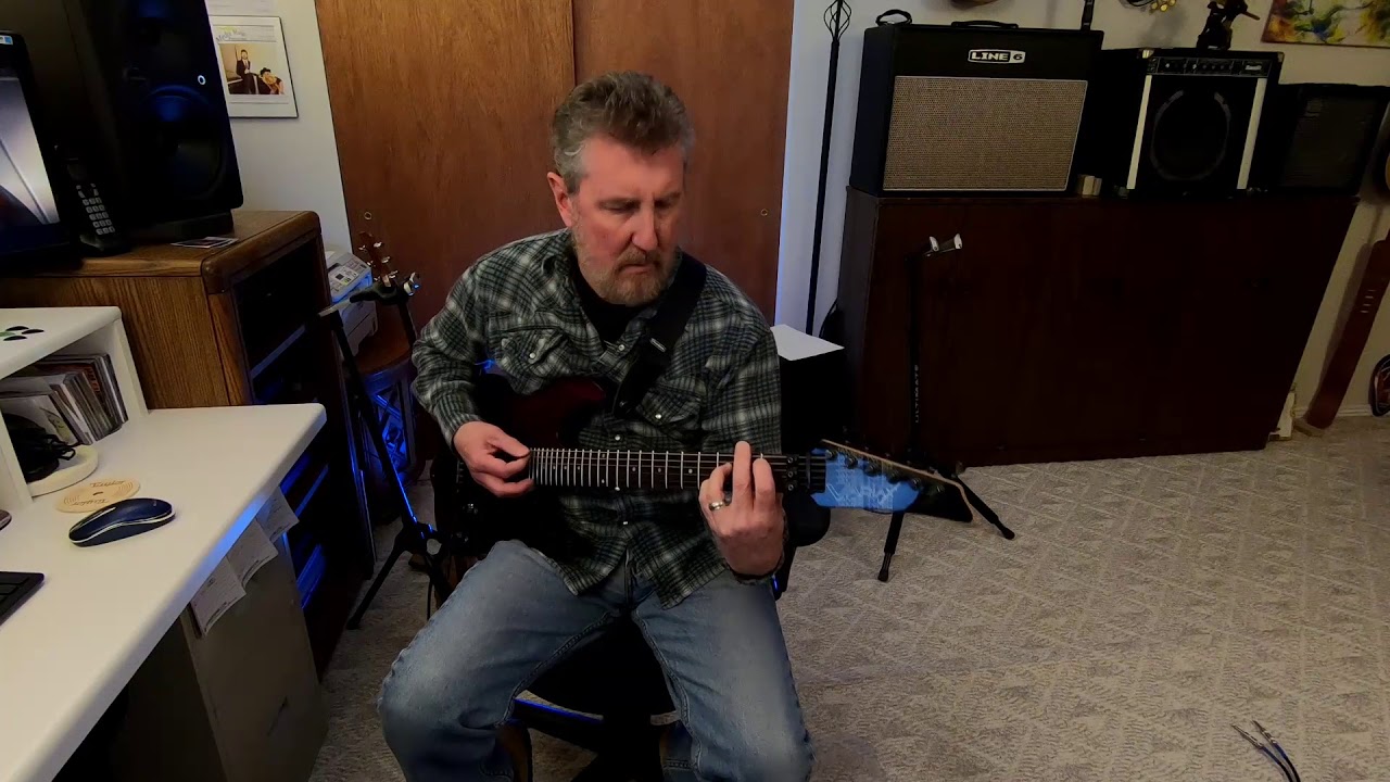 Line 6 Variax 89F - Resonator and Electric Models Demo - NO TALKING!