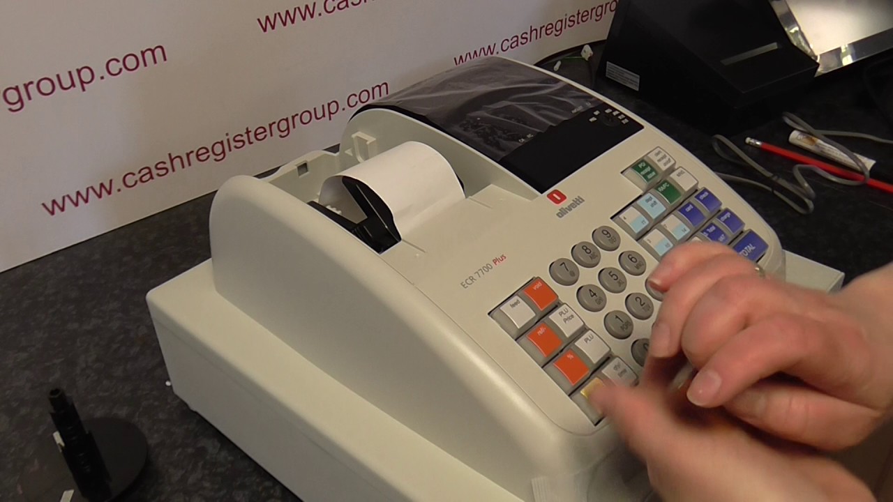 Olivetti ECR7700/ ECR7700 ECO Installation Video