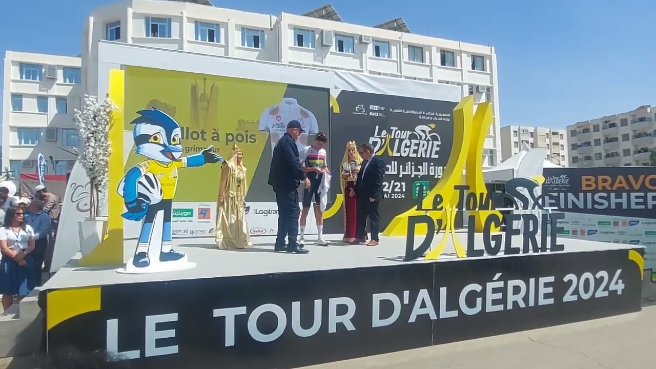 Le tour d'algérie 2024. Vélo.  Sonlgaz Mostaganem