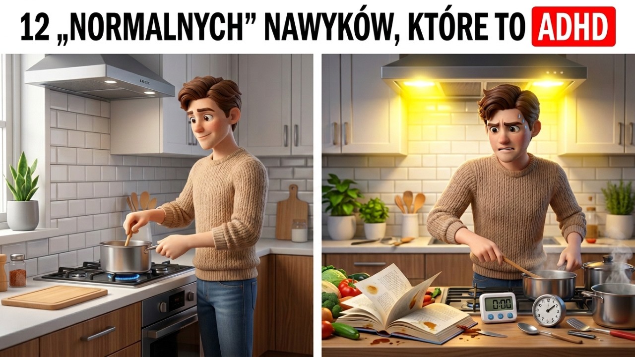 12 nawyków, które przechodzą pod radarem, a są sygnałami ADHD (psychologia)
