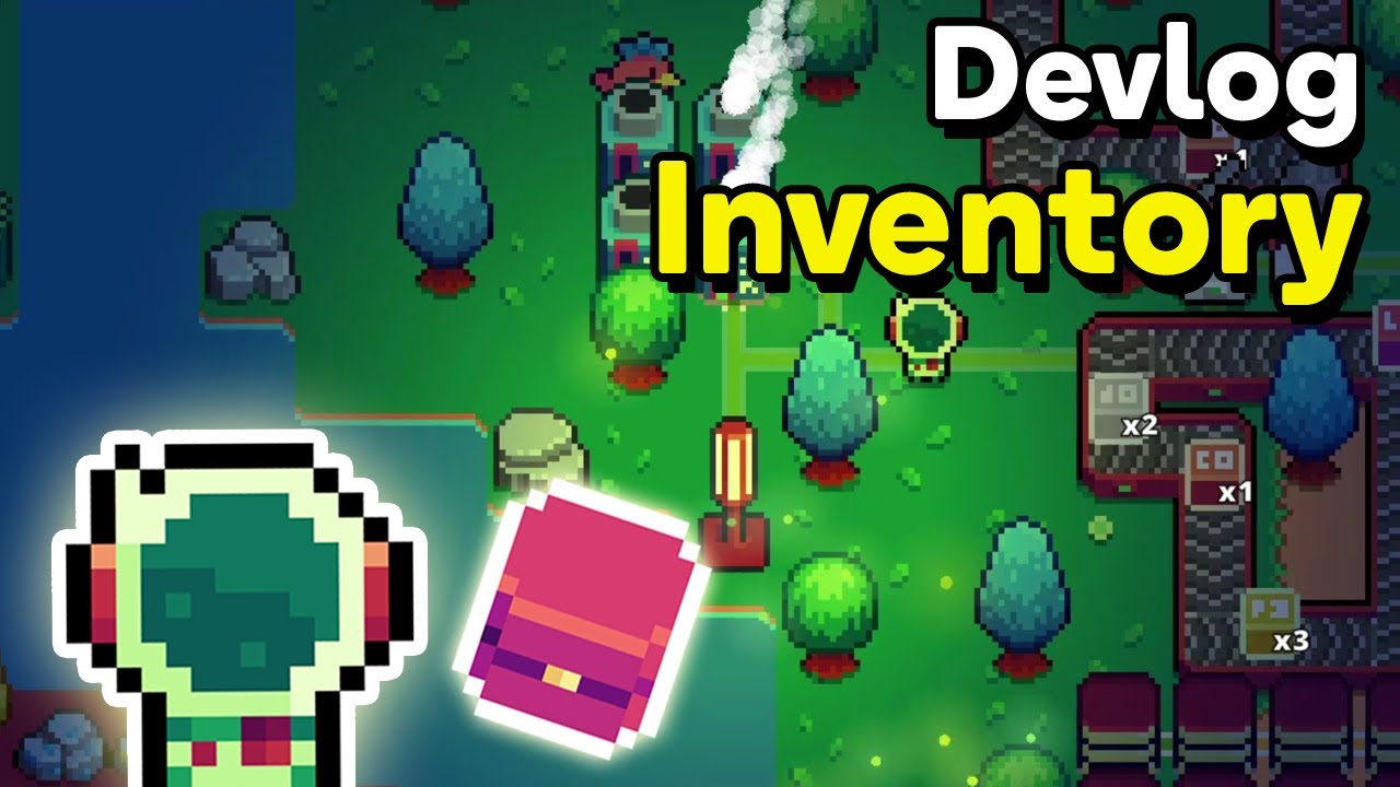 I added an INVENTORY to my game! Exo Colony Devlog #16
