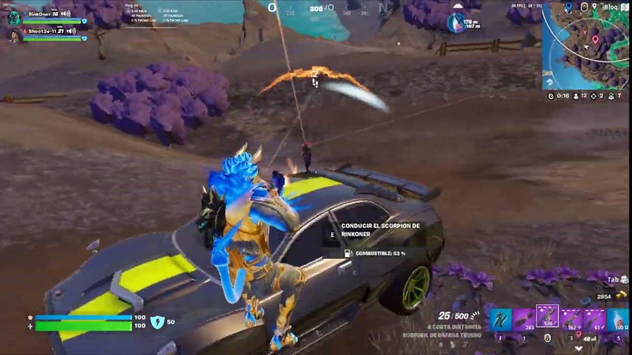 Que buen Sniper y Escopeta los de la Temp 2 del Cap 5 de Fornite