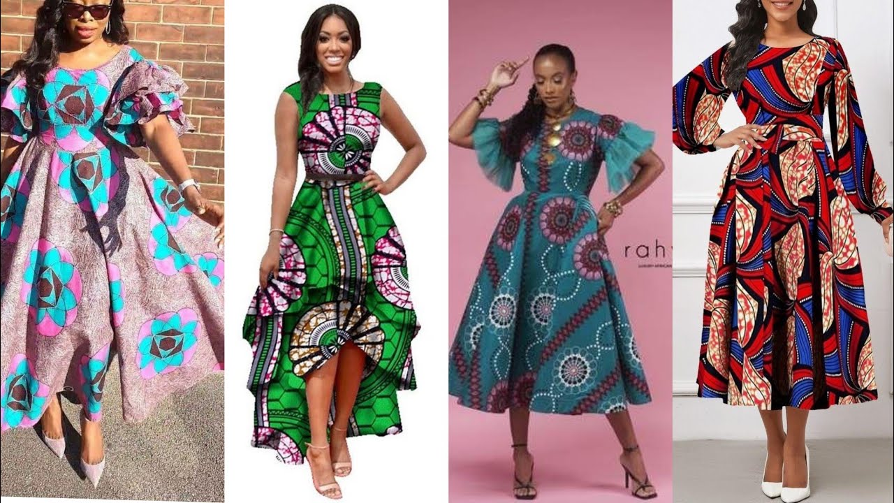🆕TRÈS BELLE TENUE AFRICAINE DE ROBE LONGUE MOYENNE 2023 WAX/PAGNE AFRICAN CASUAL DRESS ANKARA GOWN