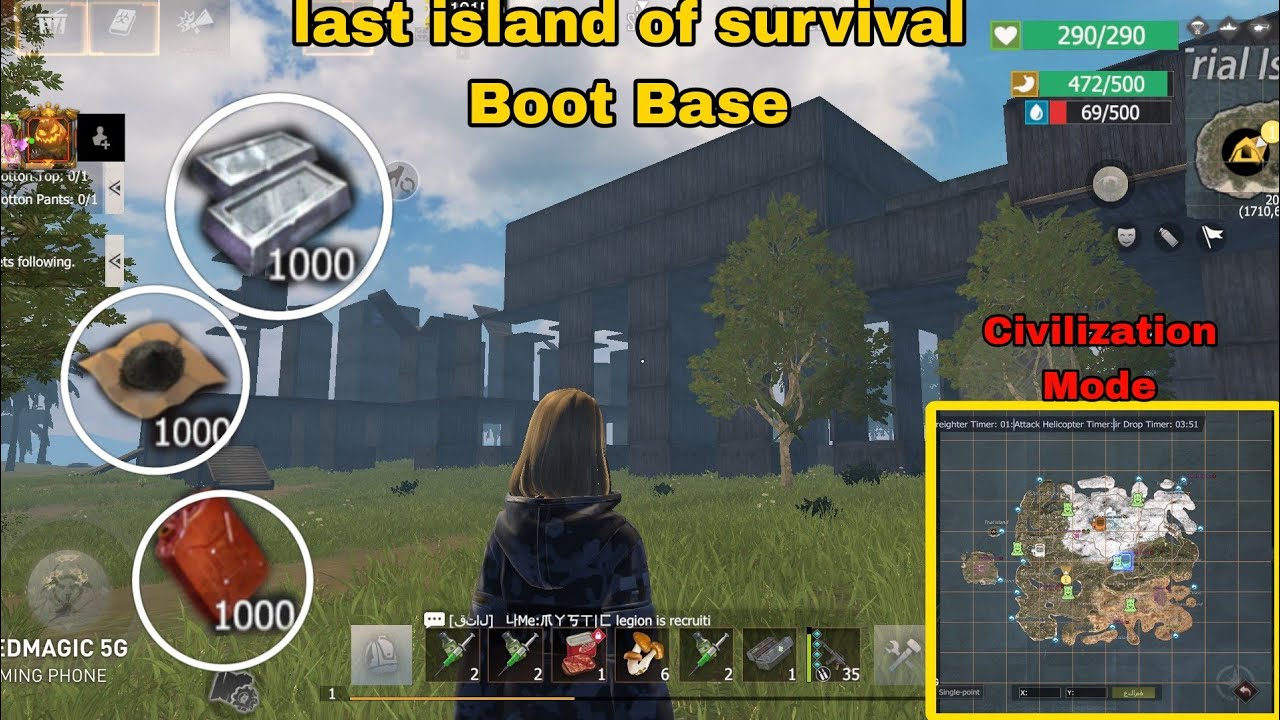 Boot Base last island of survival.