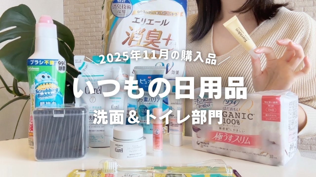 2025年11月購入品｜いつもの日用品②洗面・トイレ部門｜ドラッグストア・Amazon