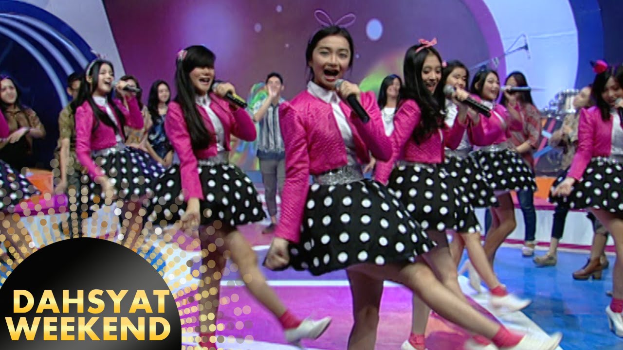 Teenebelle dance & nyanyi 'Happy Friends' [Dahsyat] [21 Nov 2015]