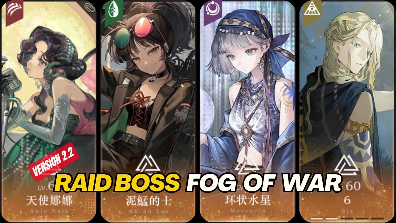 Reverse: 1999 CN - ANJO NALA DEBUT: RAID BOSS "Fog Of War" with AN-AN LEE BUFF V2.2