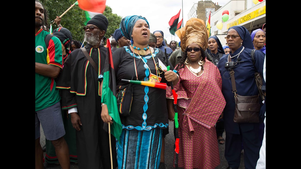 Reparations March 2016 Brixton to Parliament, African Emancipation Day Reparations March
