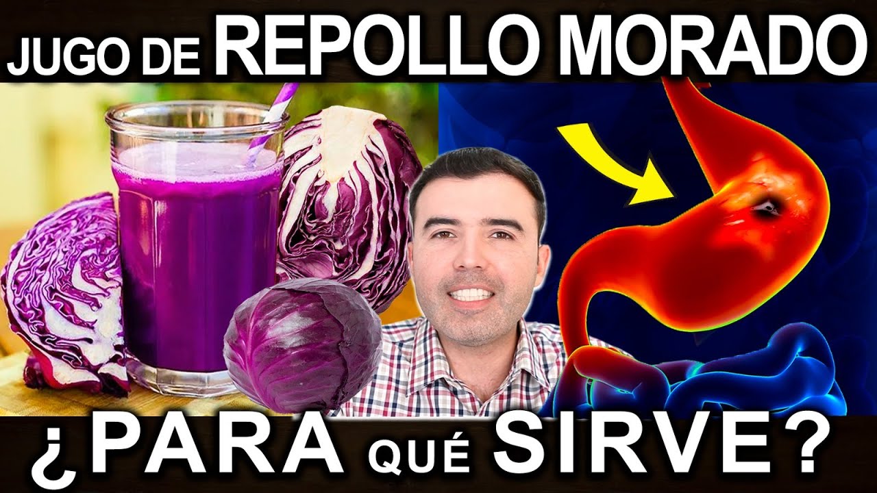JUGO DE REPOLLO MORADO EN AYUNAS - Para Que Sirve, Beneficios Para Tu Salud Y Belleza