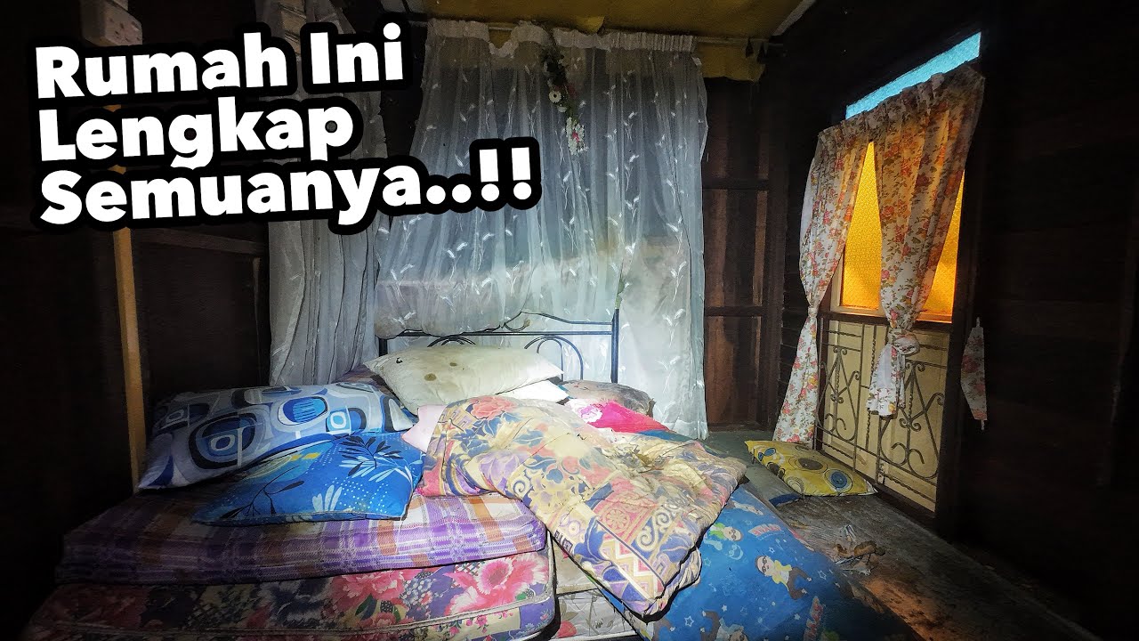 RUMAH YANG MASIH LENGKAP DENGAN SEMUANYA DI SEGENAP RUANGAN..TAPI SAYANG...