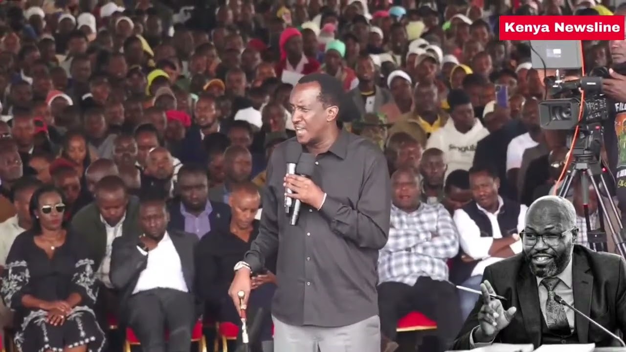 NIMEUMIA! NIMEUMIA SANA. Gov.Ntutu to Narok residents at Emurua Dikir Primary School