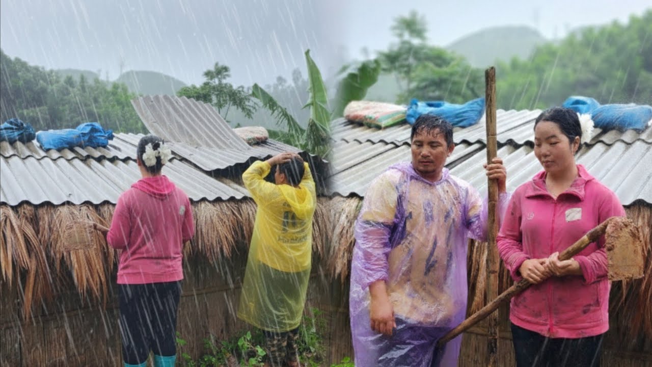Viet helps Mila fight storm number 13 kalmaegi - Ly Tieu Mila