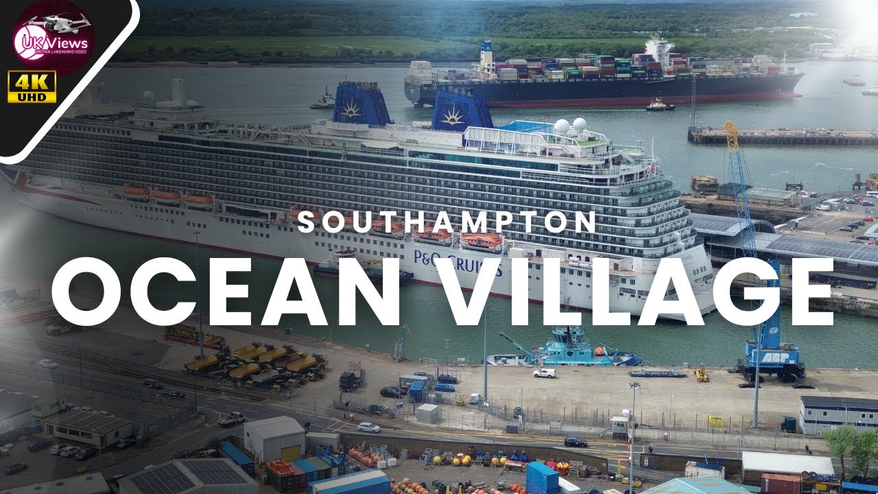 Drone Tour of Southampton Ocean Village | Aerial Video | UK 🇬🇧