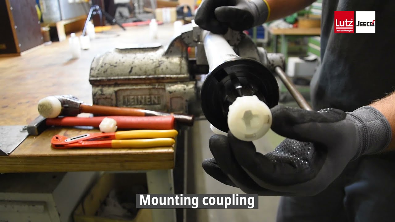 Repair video | Assembly/disassembly of the Lutz pumping station PVDF DL