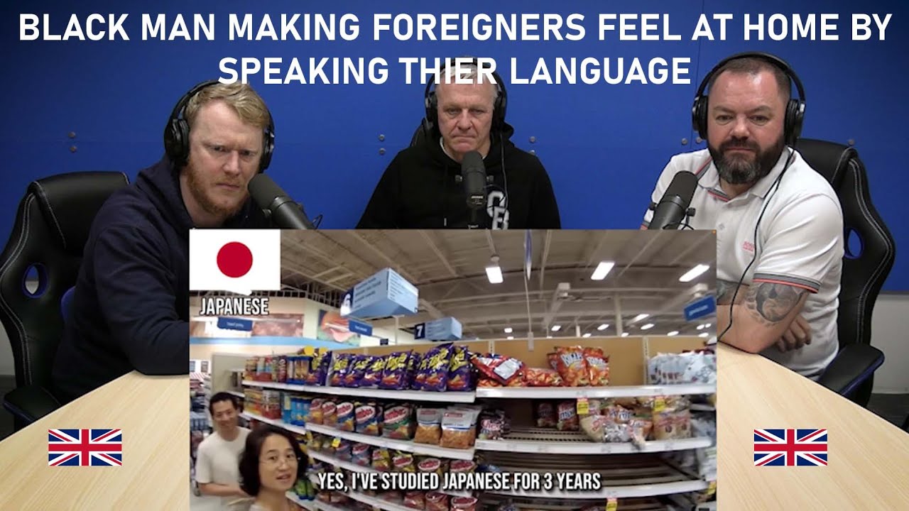 Brits React to Black Man Making Foreigners Feel At Home By Speaking Their Langauge!
