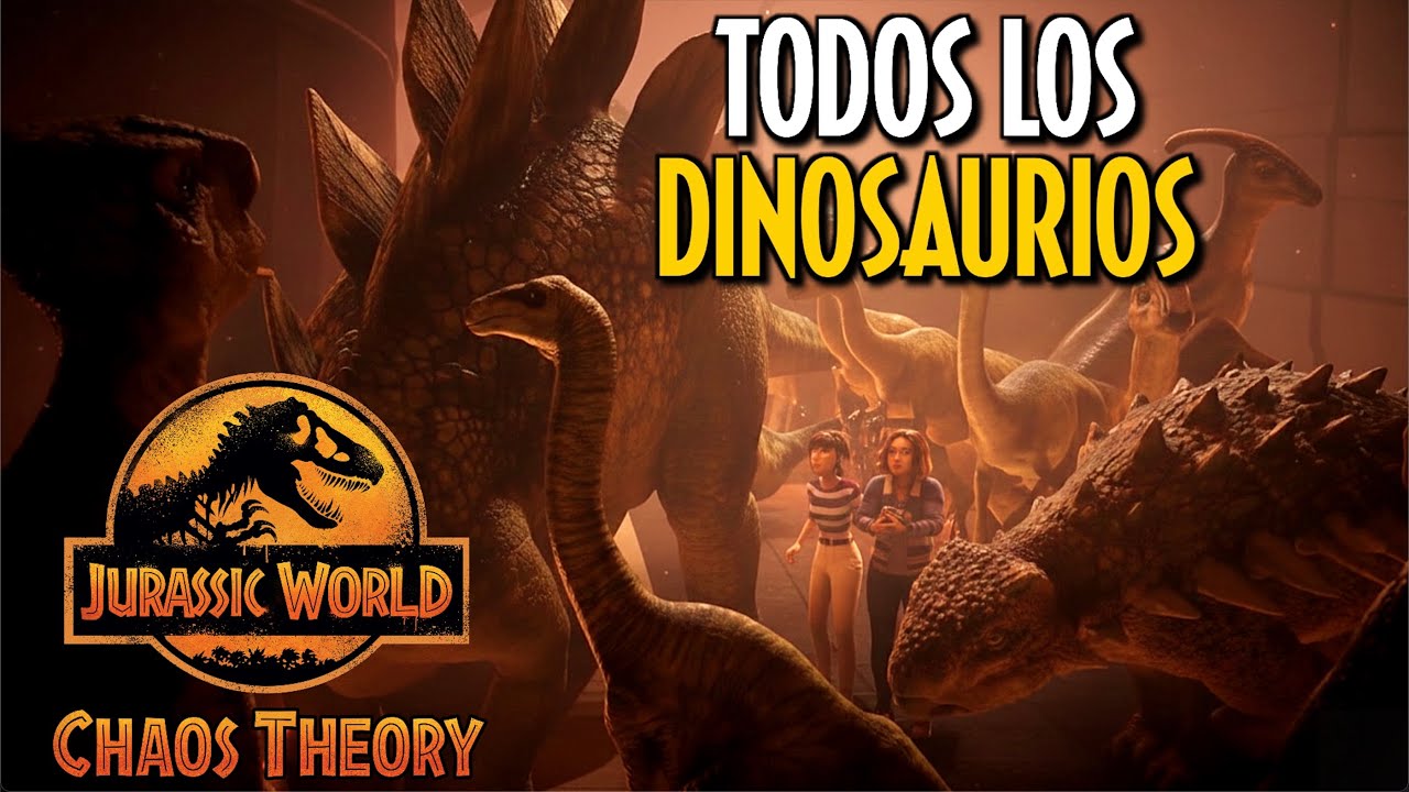 &iexcl;SON M&Aacute;S DE 20! Todos los Dinosaurios del Final de Jurassic World: Chaos Theory | Temporada 4