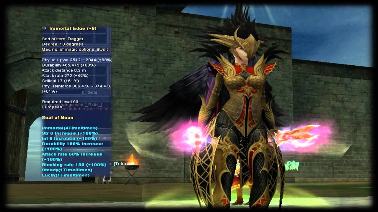 Silkroad - Damage-test on Mangyang [Lv 95 Rogue/Warlock]