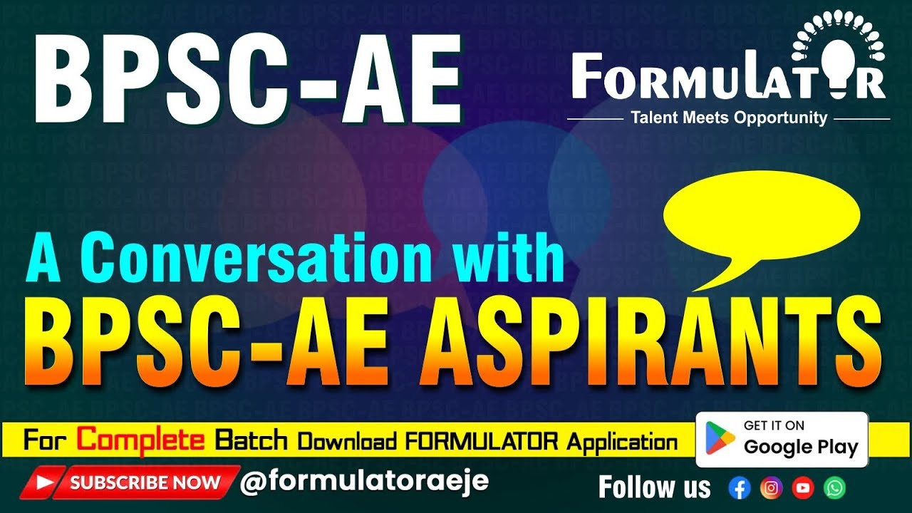 A Conversation with BPSC-AE Aspirants |