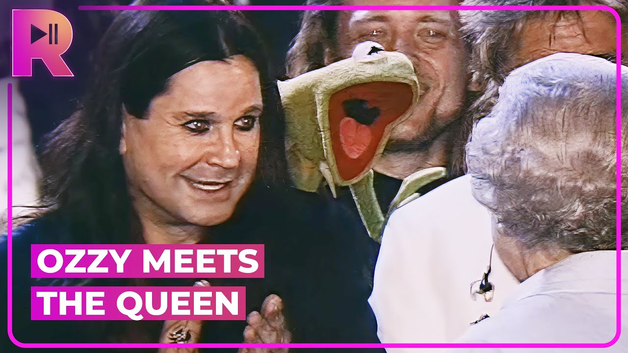 Osbournes Meet Queen at Buckingham Palace Chaos