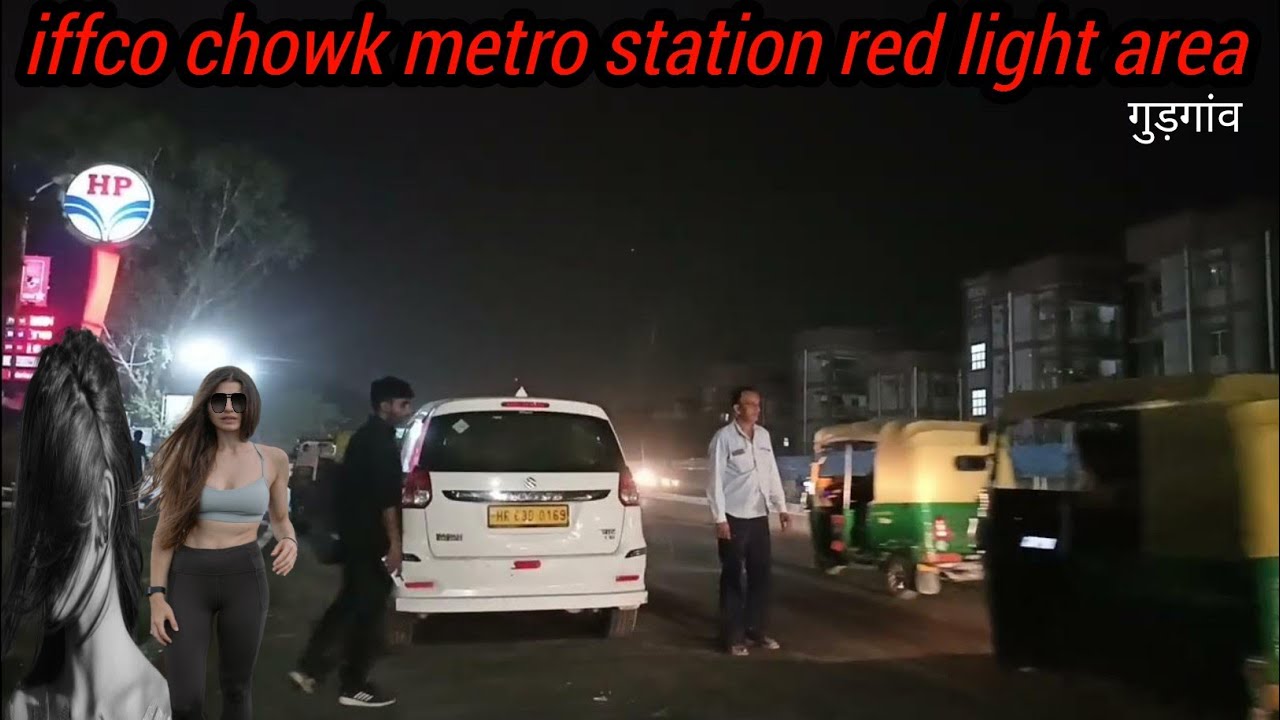 IFFCO chowk metro station hai red light zone