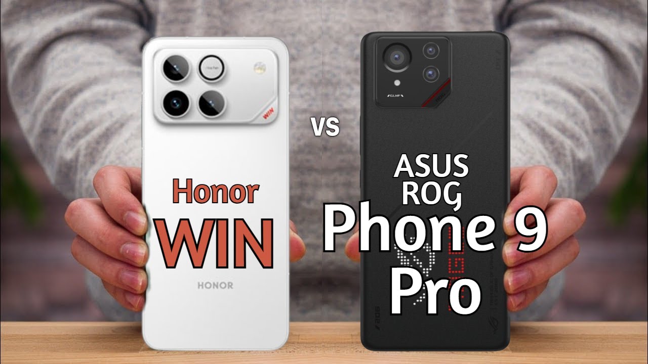 Honor Win vs Asus ROG Phone 9 Pro | Full Comparison 2025 &ndash; Gaming, Camera, Battery & Price
