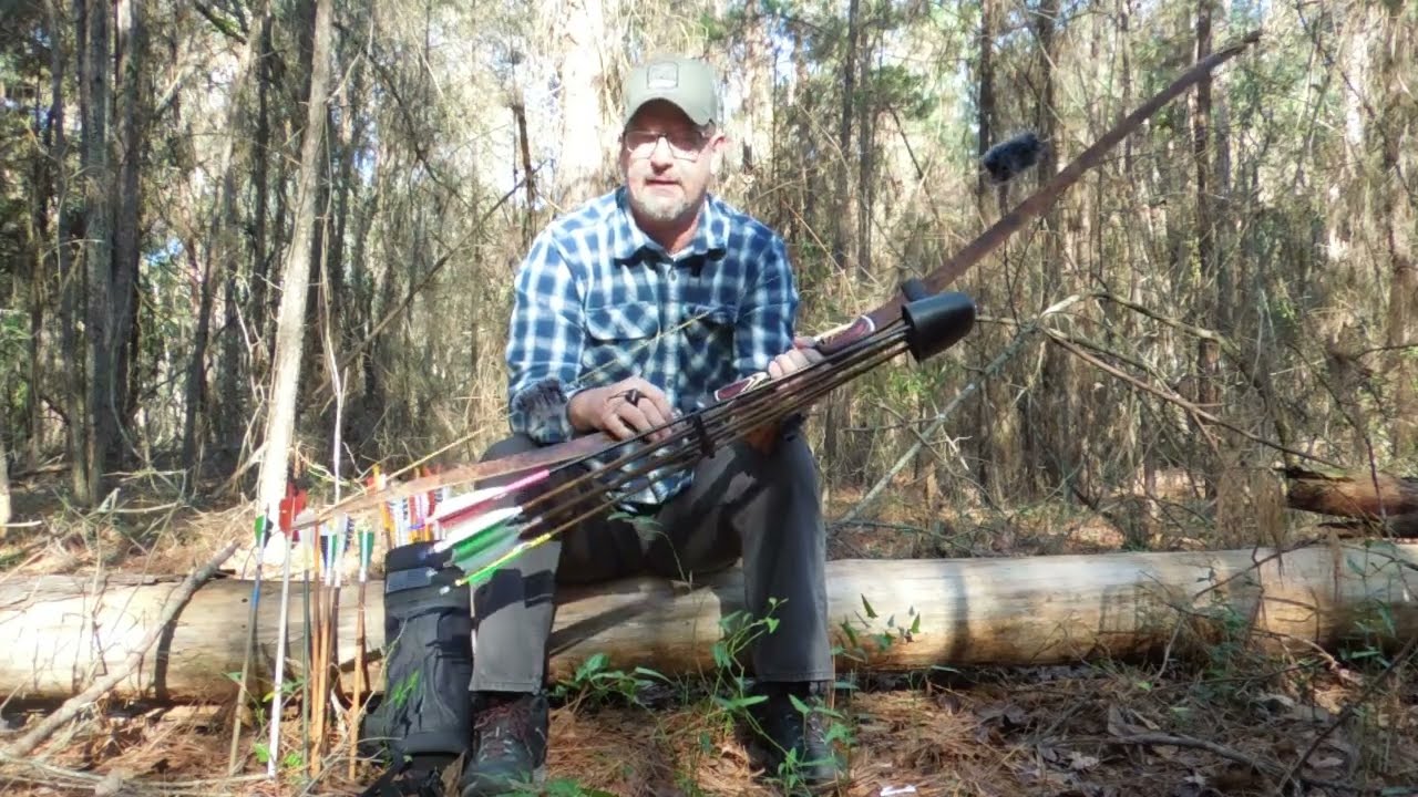 Stump Shooting with my Mandarin Devourer 2 pc Longbow