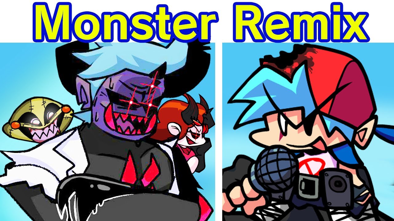 Friday Night Funkin' VS Monday Dusk Monolith Week 1 2 & 3 (FNF Mod) (Pico/Daddy Dearest/Lemon Demon)