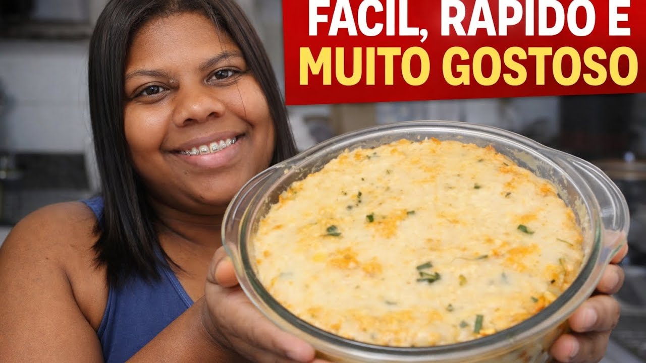 BOLO SALGADO DE FRANGO SUPER FÁCIL 😍 Receita Rápida e Econômica para o Dia a Dia