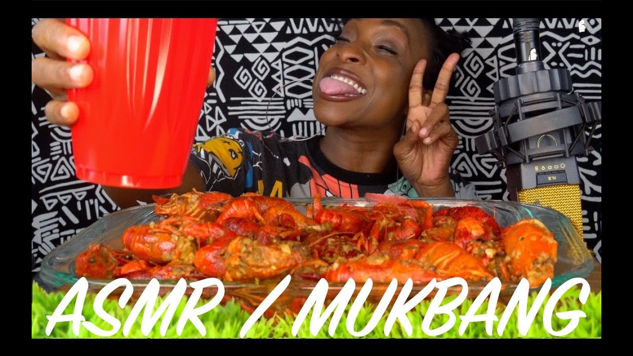 SAUCY CRAWFISH BOIL MUKBANG..!! RED CUP 🥴  (MUKBANG)