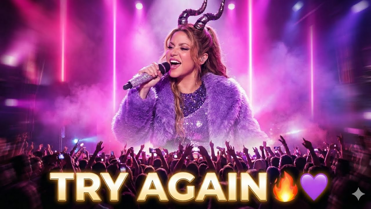 SHAKIRA &ndash; TRY AGAIN 🔥 | Motivational Comeback Anthem | Viral Pop Song 2026 #shakira 