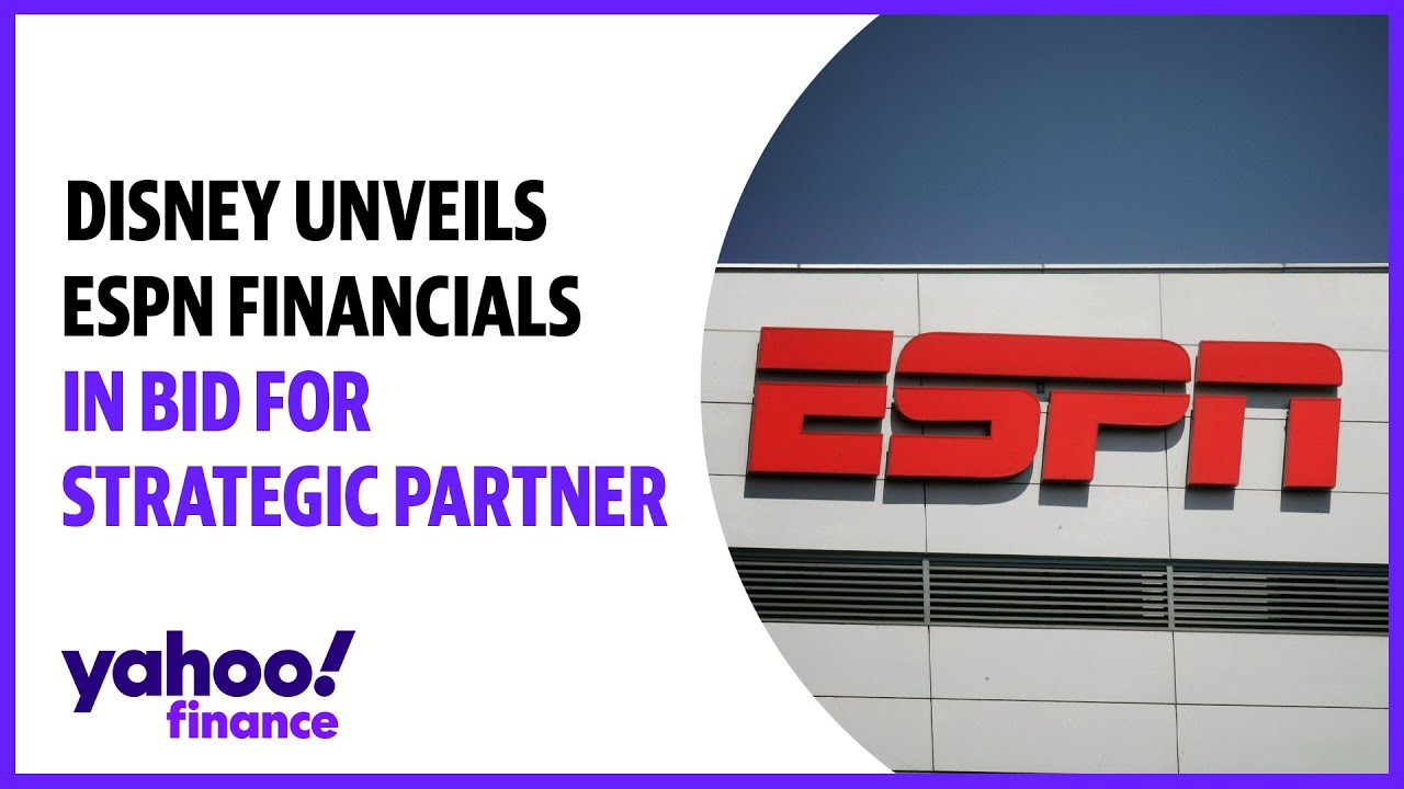 Disney unveils ESPN financials in bid for strategic partner