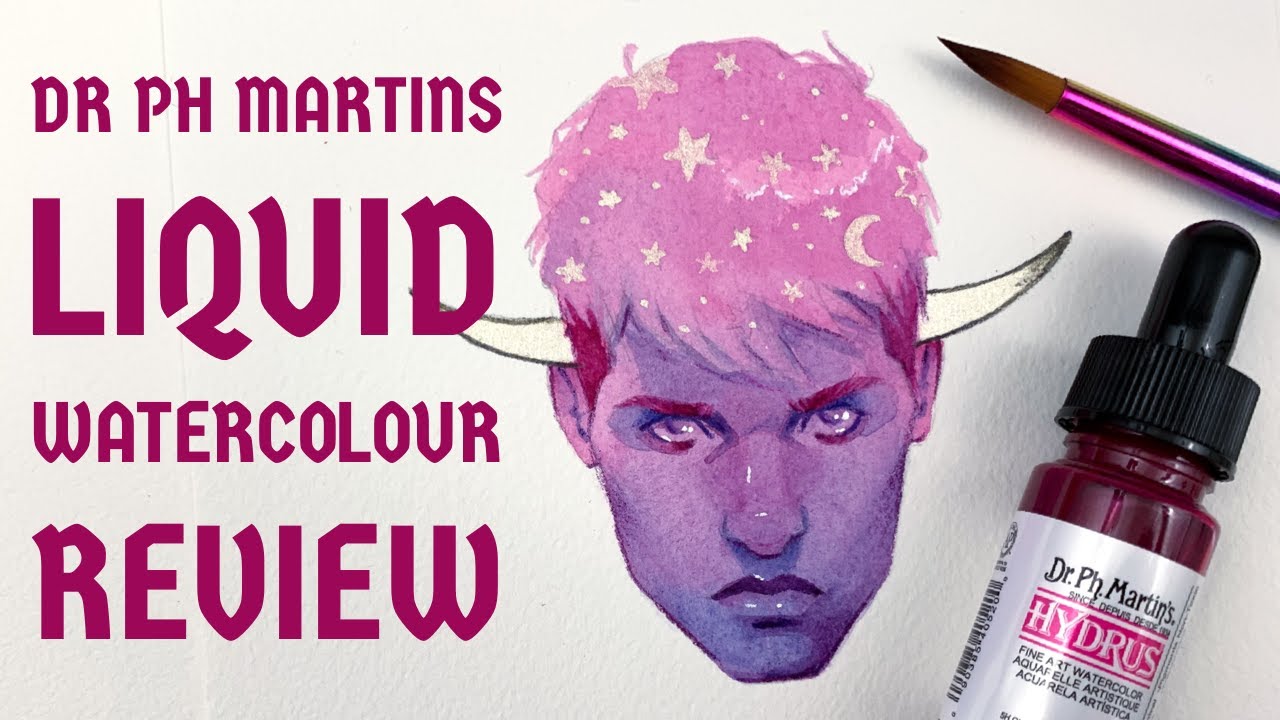 Обзор жидкой акварели Dr PH Martins Hydrus