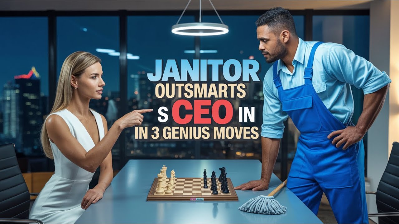 REVEALED: How a BLACK JANITOR SURPRISED the MILLIONAIRE CEO and CHANGED His LIFE in Just 3 Moves!