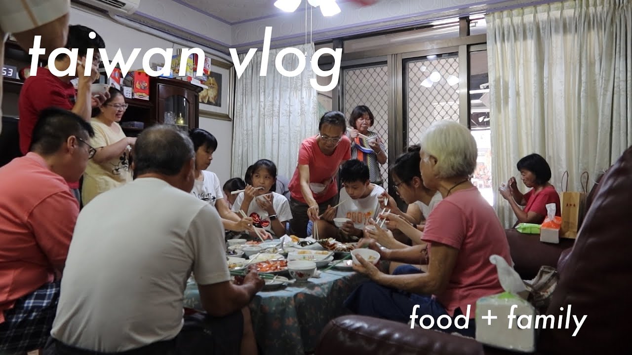 taiwan vlog | food, family, shopping