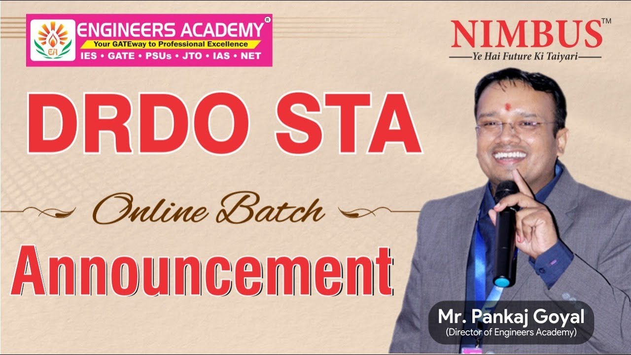 DRDO CEPTAM Vacancy 2022 | DRDO STA Online Coaching |DRDO Online Live Classes |Diploma Online Course