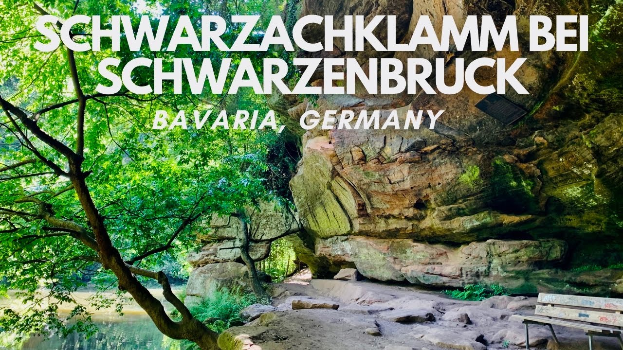 Schwarzachklamm bei Schwarzenbruck, Bavaria, Germany