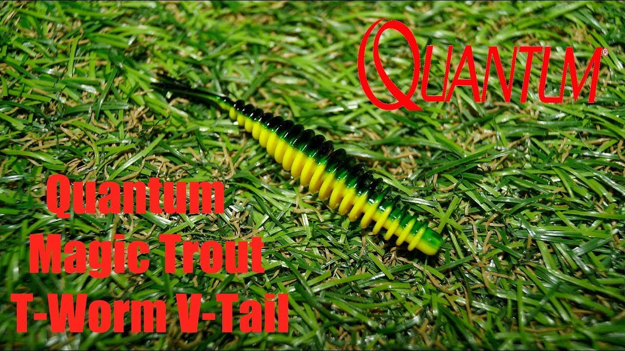 Обзор силиконовой приманки Quantum Magic Trout T-worm V-tail по заказу Fmagazin