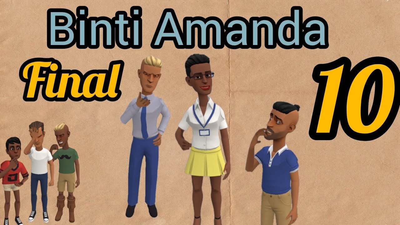 BINTI AMANDA EPISODE 10 FINAL #comedy #animation #cartoon #funny 