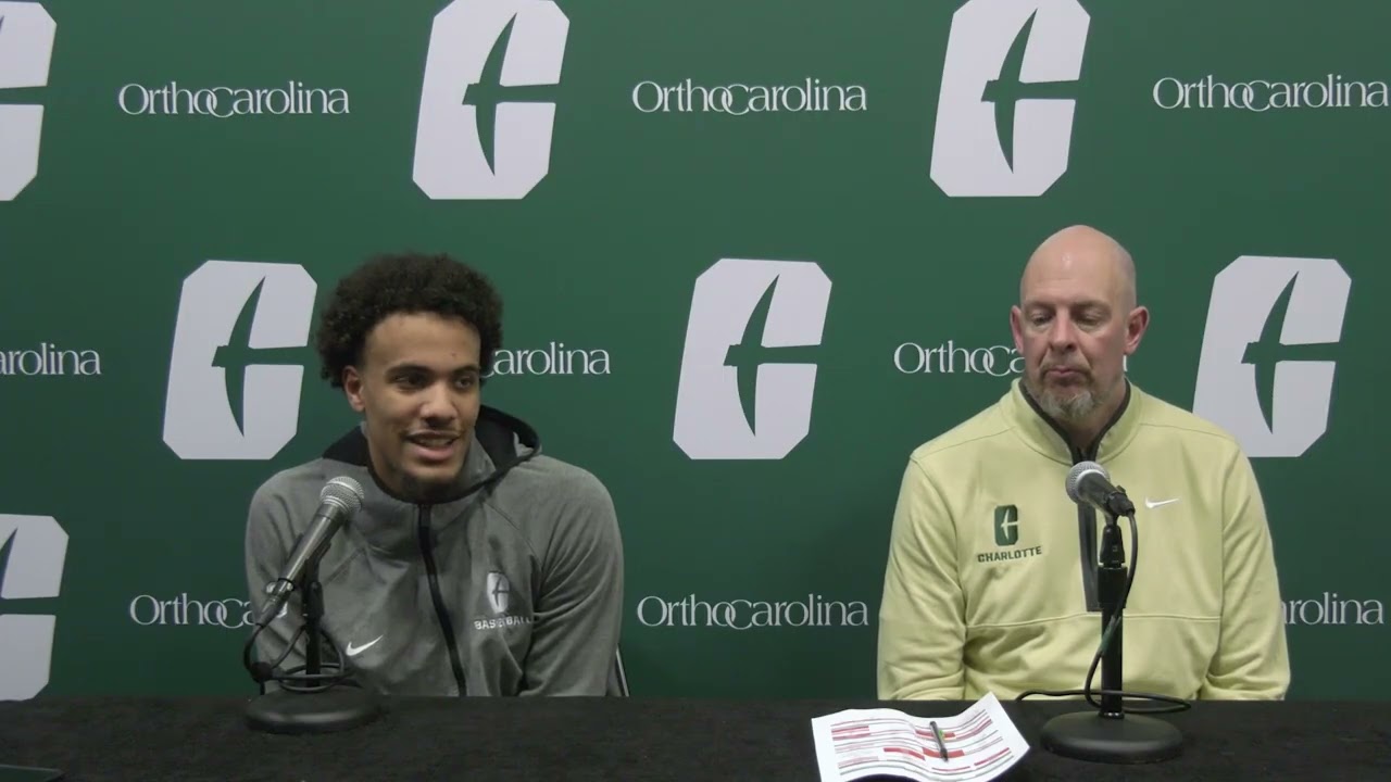 Charlotte Men's Basketball: Tulsa Post Game