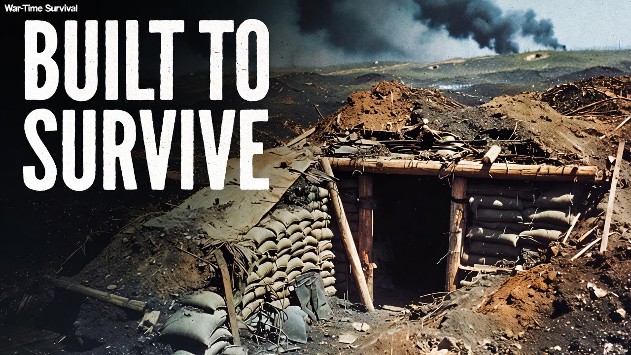 How WWII Soldiers Built Bomb-Proof Shelters From Scrap While Under Fire