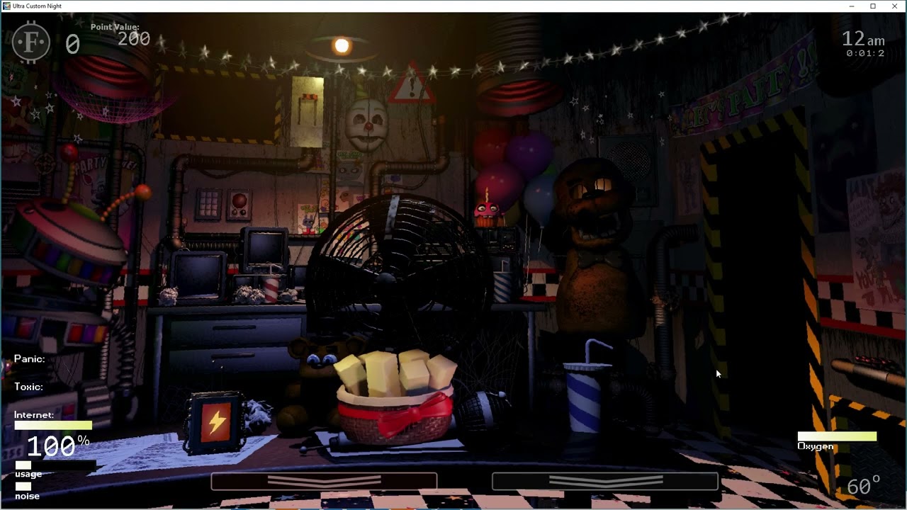 Horror Games #7: Ultra Custom Night (Jumpscare Yellow Bear on 20)