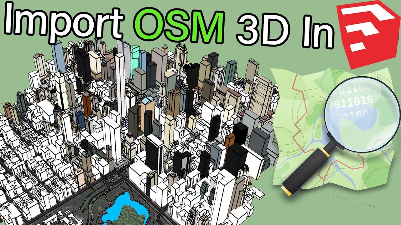 Three Ways To Import OpenStreetMap Data In SketchUp